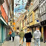 Grosse Naehe Stadtpark, 4 Schlafzimmer, Gemuetliches Wohnzimmer, Terrasse, Parkplatz アパート